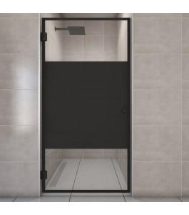 Duschtüren Escada-01 - Pendelband - Schwarz - Loft 3