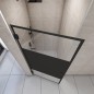 Duschtüren Escada-01 - Pendelband - Schwarz - Loft 3 Duschtüren Escada-01 - Pendelband - Schwarz - Loft 3