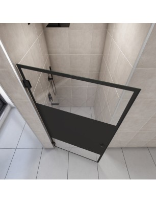 Duschtüren Escada-01 - Pendelband - Schwarz - Loft 3