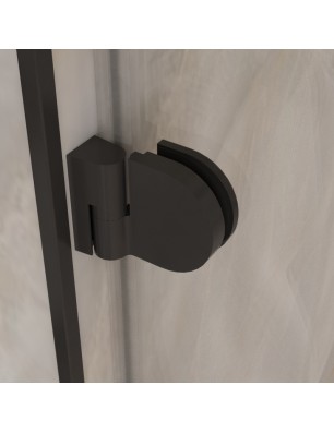 Eck-Duschkabine Regal 05-Aussenöffnend-Chrom-Klarglas