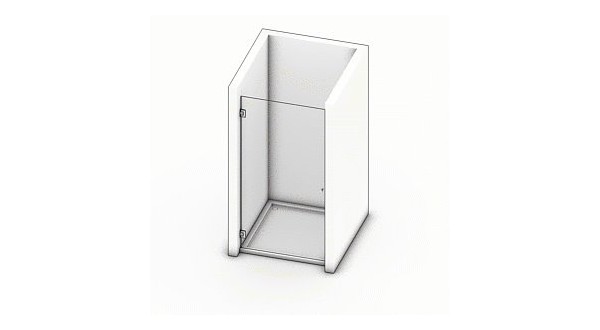 Falttüre Dusche Glas Crato 02 : Maßanfertigung, platzsparend