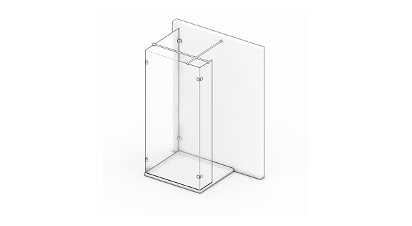 Glaswand Dusche Amora 7 : Maßanfertigung, schnelle Lieferung